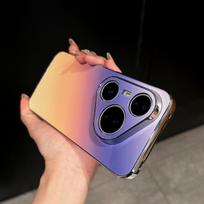 For Pura 90 Pro Max AG Frosted Plating Gradient Phone Case For Huawei Pura 90 Pro Max Lens Protection Matte Shockproof Cover For Pura 90 Pro