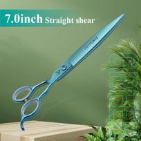Fenice Dog Scissors VG10 Steel 7/7.5 Inch Professional Pet Dog Grooming Scissors Kit Straight&Curved &Thinner&Chunker Shears