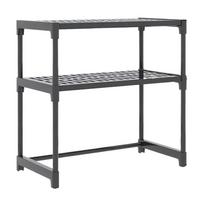 Kitchen Shelf, Microwave Rack, Oven, Air Fryer, Rice Cooker, Coffee Machine, Countertop, Layered Storage Rack Organizer Shelf juoda