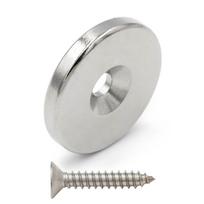 Magnes Neodymowy Z Otworem Pod Wkręt 20X3 Mm Okrągły, Walcowy, Hunter
