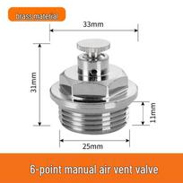 JinanChi Radiator Manual Bleed Valve