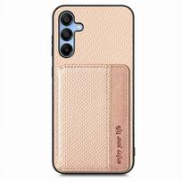 Apsauga nuo vagysčių Odinis magnetinis kortelių dėklas Coque skirtas Samsung Galaxy A56 A36 A16 A06 A55 A54 35 A37 A57 55 A 56 16 A17 5G Piniginės dangtelis Samsung A17 5G auksas