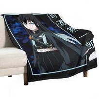 Muichiro Tokito Throw Blanket Ultra Soft Decorative Throw Blankets for Sofas Custom Blankets Home Textile 80x120cm(31x47inch)