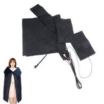 1set Usb Electric Heated Clothes Heater Pad With 3 Gear Adjustable Temperature Electric Heating Sheet Warmer Pad For Vest Jacket one size