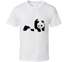 NAUJI MARŠKINĖLIAI ENJOI FAN PANDA LOGOTIPAS T-SHIRT JUOKINGI AMERIKIEČIŲ JAV DYDIS S-5XL S black