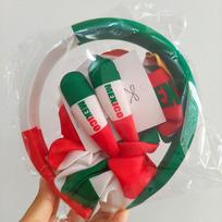 2026 3Pcs Flags Countries Set Headband Hair Clip for Women Soccer Fans Fashion USA Mexico Canada Germany Flag Hairs Accessory