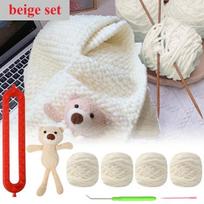 Knitting Looms Weaving Looms Set Scarf Hats Making Tools DIY Crocheting Handmade Craft Kit with a Crochet Hook and Needle Knitt