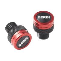 Motorcycle M10*1.25 Screws Bolts Mirror Hole Plugs Cap Accessories For Derbi GPR Cross City Terra Senda Mulhacen Boulevard raudona
