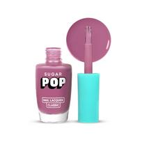 SUGAR POP Glossy Finish Nail Lacquer 39 Rosy Delight Long Lasting High Shine Quick Dry Chip Resistant Nail Polish 10 Ml