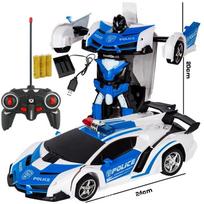 2In1 RC Car Sports Car Transformation Robots Models Remote Control Deformation Car RC Fighting Toy Complete set balta