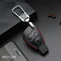 Odinis nuotolinio automobilio raktų pakabuko dėklo dangtelio laikiklio korpusas, skirtas Mercedes Benz CBER Class GL CLS CLK SLK W203 W211 W204 3 mygtukų grandinė