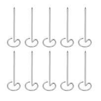 10 Pcs BBQ Kebab Sticks Outdoor Tools BBQ Skewers Barbecue Tool Vertical Design For Chicken Shrimp Grill Accessories