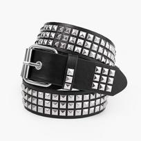 New Punk European and American Pyramid Cyber Subculture Gothic Square Bead Rivet Belt