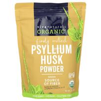 Viva Naturals, organiniai Psyllium lukšto milteliai, 24 uncijos (680 g)