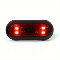 Motociklo šalmo galinis žibintas USB įkraunamas Modifikuotas dviračio šalmo žibintas Galinis žibintas Saugos signalas Įspėjamasis žibintas LED galiniai žibintai Black