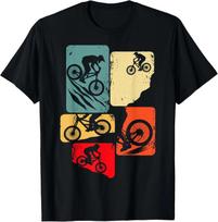 Funny Design Mountain Bike MTB Downhill Biking Cycling Biker Gift Unisex T-Shirt S