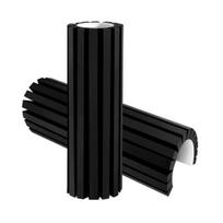 2Pcs Garage Wall Protector Black EVA Foam Garage Wall Bumper Cushion Self-adhesive Parking Lot Column Pole Corner Guard Shock Absorbing Padding 2pcs juoda