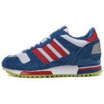 Adidas Originals ZX 700 Suvarstomi Audiniai Neslystantys Atsparūs Dilimui Žemi Bėgimo Bateliai Moteriški Kedai Mėlyni S77322 36⅔