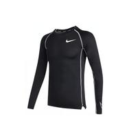Nike Pro Dri-fit Athleisure Casual Sports Round Neck Long Sleeves Black Men's DD1991-011 XXL