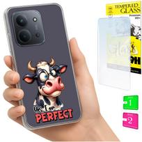 Etui Do Xiaomi Redmi 15C 5G 173Mm / Poco C85 Case Plecki Słonik + Szkło 9H