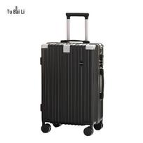TOBERLIR Fashion Multi-functional Carry-on Suitcase