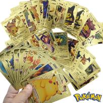 55 vnt. Pokemon kortų VSTAR GX EX VMAX MEGA TAG TEAM Energija Treneris Charizard Pikachu Retų Kolekcija Mūšio Korta I13 English - 27PCS auksas