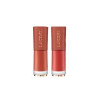 Lancôme Jingchun Nude Lip Glaze Gift Box Makeup Set Easy to Color and Moisturize Birthday Gift #275 French Naked Tea + #279 Rose Naked Powder rožinė