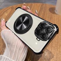 For Xiaomi 15T Pro 17T Pro 17 Max 360 Rotation Bracket Phone Case For Xiaomi 15T Pro Plating Soft Silicone Shockproof Back Cover For Xiaomi 15T juoda