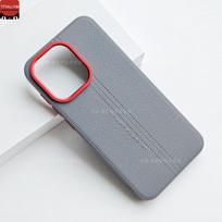 For Oneplus 15T Case Luxury PU Leather Hard Silicone Back Cover For Oneplus 15T 5G Stylish Shell Shockproof Bumper OnePlus 15T pilka spalva