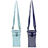 2Pcs Water Bottle Bag Lightweight Portable Double Pocket Design Water Bottle Holder with Strap for Hiking Travel Gym