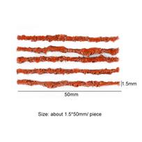 50pcs Tire Repair Seal String 1.5x50mm Bike Tubeless Tire Repair Cycling Accessories for Road Mountain Bikes for Bicycle Tires China Mainland