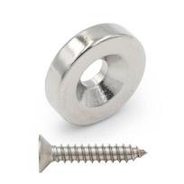 Magnes Neodymowy Z Otworem Pod Wkręt 12X3 Mm Okrągły, Walcowy, Hunter