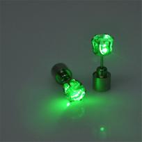 Valentine's Day Gift LED Bling Earrings Disco Dance Party Blinking Light Studs Pink Fashion gifts for Women Girls