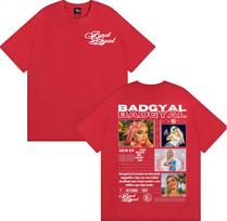 Singer Bad Gyal Album Tour 2025 Merch T-shirt Men Women's Fashion Aesthetic Vintage T Shirts Cotton Casual Short Sleeve T Shirt S