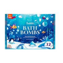 12 Pack Bath Bombs – Slow Dissolve & Safe – for Children’s Gift