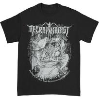 Hot Necrophagist Band All Size Black Cotton Tshirt Gift For Fan Unisex T-Shirt S įvairiaspalvis