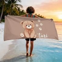 1pc of Illustration and Picture Book Sharing Theme Beach Towel,Turner Festival Beach Towel,Soft,Absorbent,Quick-drying,Tie Style 140X70CM-55X27in
