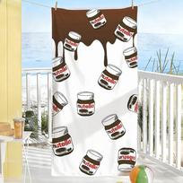 Chocolate Sweet N-Nutellas-S Logo Towel Soft Pool Gift For Travel Gym Shower Camping Quick Dry Sports Large Beach Towels STJ40x70CM