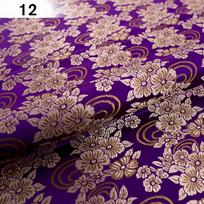100*75cm Chinese Brocade Jacquard Flower Pattern Damask Fabrics For Diy Design Sewing Material Cheongsam Dress Satin Garment 100x75cm