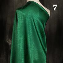 Brocade Jacquard Satin Fabric Crocodile Pattern Design Damask Silk Acetic Fabric Sewing DIY Craft Cheongsam Kimono Dress 50x150cm