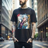 100% cotton TOPS UNISEX TEES MENS WOMENS Record shirt Buda T-Shirt Of Ragnarok Buddha Anime Manga Fan Gift Girl shirt 492 2XL juoda