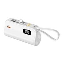 Universal 21700 Battery Charger Case Double Outputs Intelligent LCD Display Lightweight Mobile Power Supply Box No Battery balta