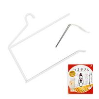 Kimono Hanger Hanger per Hanger Made in Japan with Collar Stopper White Easy Closet Storage Hanging Storage Wrinkle Prevention Formal Wear Adult Women balta