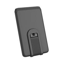 1/2 vnt. Nešiojama silikoninė telefono piniginė-stovas, sulankstoma plona lipni piniginės-stovo kreditinės kortelės laikiklis, skirtas iPhone ir išmaniesiems telefonams