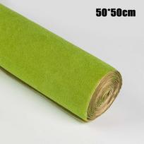 Žalios žolės kraštovaizdžio kilimėlis modeliavimo dioramoms ir smėlio stalų kūriniams Light Green 50*50cm yellow