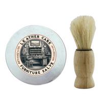 Leather Furniture Salve with Cleaning Brush Scratch Repair Balm Eco-friendly Easy Application High Efficiency Leather Care Cream Cleaner
