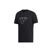 adidas Fi Tee Sub Bos Logo Printing Round Neck Short Sleeve Black Men's GP0965 S