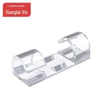 Self-Adhesive Transparent Cable Organizer Clips