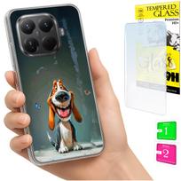Etui Do Xiaomi 15T Pro Obudowa Foto Case Plecki Grafika Piesek + Szkło 9H