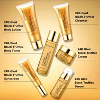 Anti-Aging Brightening And Moisturizing 24K Gold And Black Truffle Six-Piece Set A